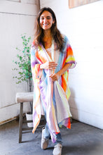 Load image into Gallery viewer, Caught in Technicolor Open Kimono
