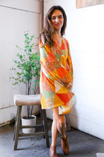 Load image into Gallery viewer, Harvest Patchwork Dreams Babydoll Bubble Dress

