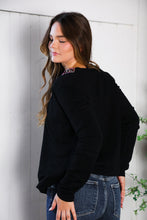 Load image into Gallery viewer, Twilight Charms Beaded V Neck Sweater
