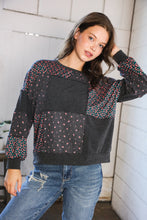 Load image into Gallery viewer, Lazy Daisies Charcoal Pullover
