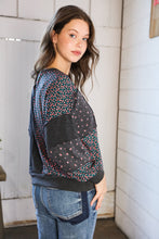 Load image into Gallery viewer, Lazy Daisies Charcoal Pullover
