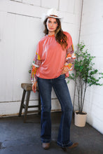 Load image into Gallery viewer, Wanderlust Patchwork Long Sleeve Top
