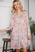 Load image into Gallery viewer, Sweet &amp; Spotted Rose Babydoll Tunic Dress
