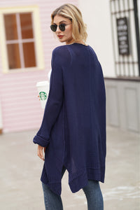 Open Front Long Sleeve Cardigan (multiple color options)