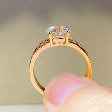 Load image into Gallery viewer, 1.5 Carat 925 Sterling Silver Moissanite Ring
