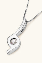 Load image into Gallery viewer, 1 Carat Moissanite 925 Sterling Silver Necklace (gold or silver)
