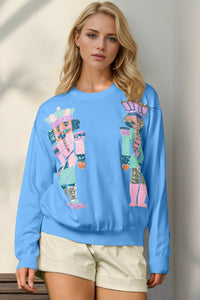 Sequin Nutcracker Long Sleeve Sweater (multiple color options)