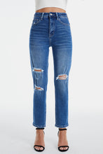 Load image into Gallery viewer, Distressed High Waist Mom Jeans by Bayeas
