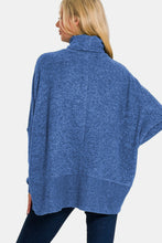 Load image into Gallery viewer, Brushed Melange Hacci Turtleneck Sweater
