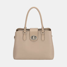 Load image into Gallery viewer, David Jones PU Leather Twist-Lock Tote Bag (multiple color options)
