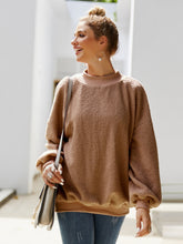 Load image into Gallery viewer, Ivy Lane Mock Neck Dropped Shoulder Sweatshirt (multiple color options)
