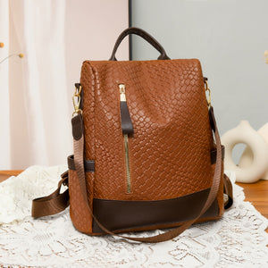 PU Leather Backpack Bag (multiple color options)