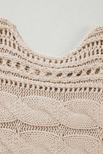 Load image into Gallery viewer, Openwork Cable Knit Long Sleeve Sweater (2 color options)
