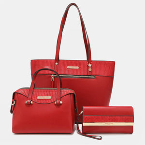 Nicole Lee USA 3-Piece Handbag Set (2 color options)