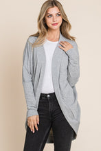 Load image into Gallery viewer, Open Front Long Sleeve Cocoon Cardigan
