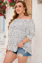 Load image into Gallery viewer, Printed Off-Shoulder Half Sleeve Blouse
