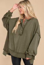 Load image into Gallery viewer, Exposed Seam Long Sleeve Sweatshirt (multiple color options)
