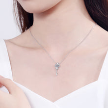 Load image into Gallery viewer, Key Shape Moissanite 925 Sterling Silver Necklace
