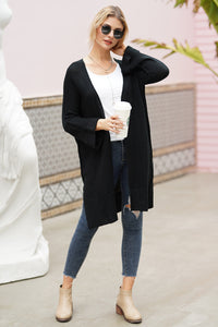 Open Front Long Sleeve Cardigan (multiple color options)