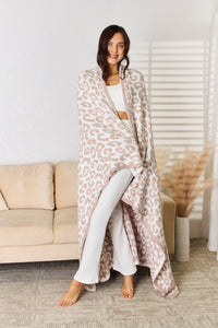 Leopard Decorative Throw Blanket (multiple color options)