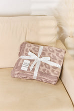 Load image into Gallery viewer, Leopard Decorative Throw Blanket (multiple color options)
