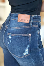 Load image into Gallery viewer, Judy Blue High Waist Rigid Magic Heavy Destroy Straight Jeans
