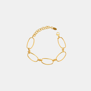 Titanium Steel Chain Bracelet (gold or silver)