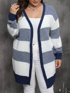 Open Front Long Sleeve Cardigan