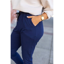 Load image into Gallery viewer, The Nora Navy Joggers  - Luxe by Julia Rose®
