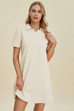 Load image into Gallery viewer, Texture Short Sleeve Dress (multiple color options)
