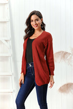 Load image into Gallery viewer, Open Front Long Sleeve Cardigan (multiple color options)
