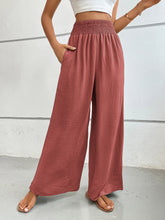 Load image into Gallery viewer, Perfee Wide Leg Pants with Pockets (multiple color options)
