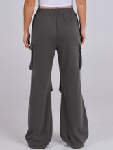 Load image into Gallery viewer, Elastic Waist Wide Leg Pants with Pockets (multiple color options)
