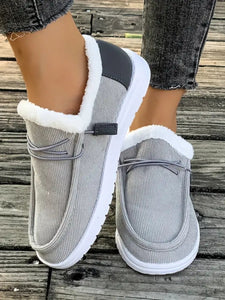 Fluff Round Toe Flat Slip-Ons (multiple color options)