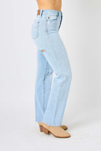 Load image into Gallery viewer, Judy Blue High Waist Distressed Straight Jeans
