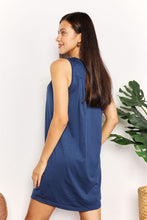 Load image into Gallery viewer, Touch of Simplicity Round Neck Sleeveless Mini Dress (multiple color options)
