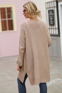 Open Front Long Sleeve Cardigan (multiple color options)