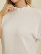 Load image into Gallery viewer, Mock Neck Short Sleeve Sweater (multiple color options)
