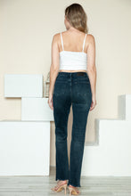 Load image into Gallery viewer, Judy Blue Button Fly Hem Destroy Straight Jeans
