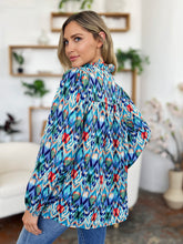 Load image into Gallery viewer, Printed Balloon Sleeve Blouse
