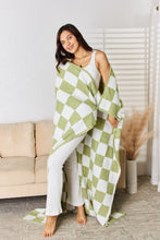 Load image into Gallery viewer, Checkered Decorative Throw Blanket (multiple color options)
