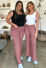 Load image into Gallery viewer, Ribbed High Waist Flare Pants (multiple color options)
