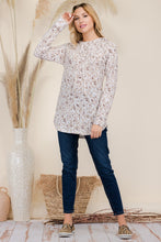 Load image into Gallery viewer, Drawstring Leopard Long Sleeve Hooded Blouse
