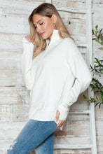 Load image into Gallery viewer, Half Zip Long Sleeve Knit Top
