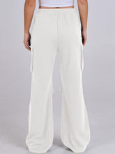 Load image into Gallery viewer, Elastic Waist Wide Leg Pants with Pockets (multiple color options)
