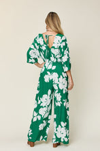 Load image into Gallery viewer, Printed Tie Back Wide Leg Jumpsuit (multiple color options)

