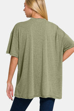 Load image into Gallery viewer, Drop Shoulder Oversized Front Pocket T-Shirt
