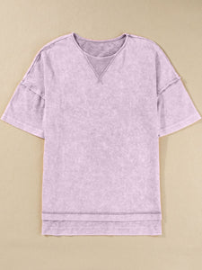 Round Neck Half Sleeve T-Shirt (multiple color options)