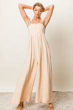 Load image into Gallery viewer, Texture Sleeveless Wide Leg Jumpsuit
