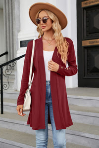 Long Sleeve Open Front Cardigan (multiple color options)